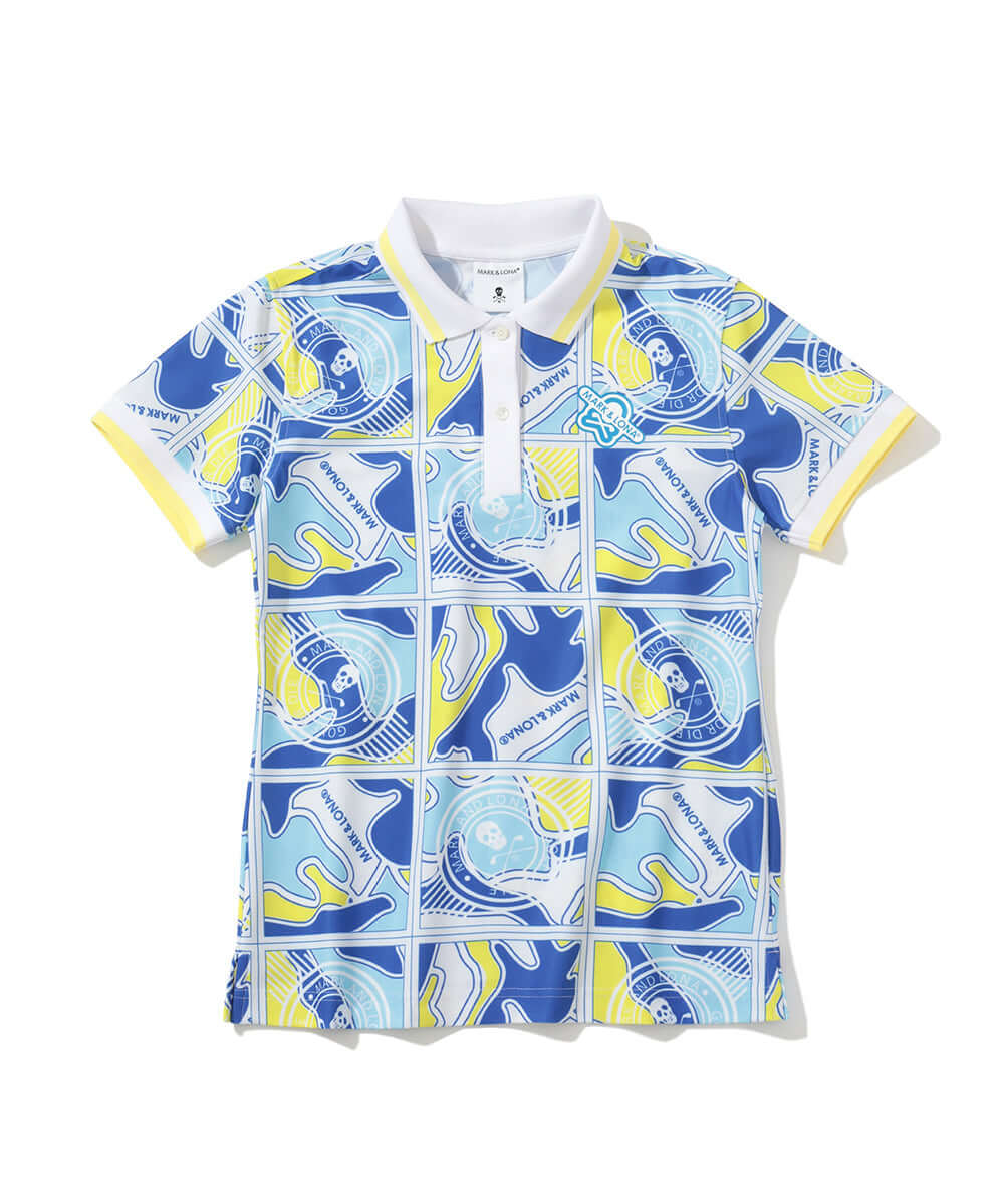Gauge Block Pattern Polo | WOMEN