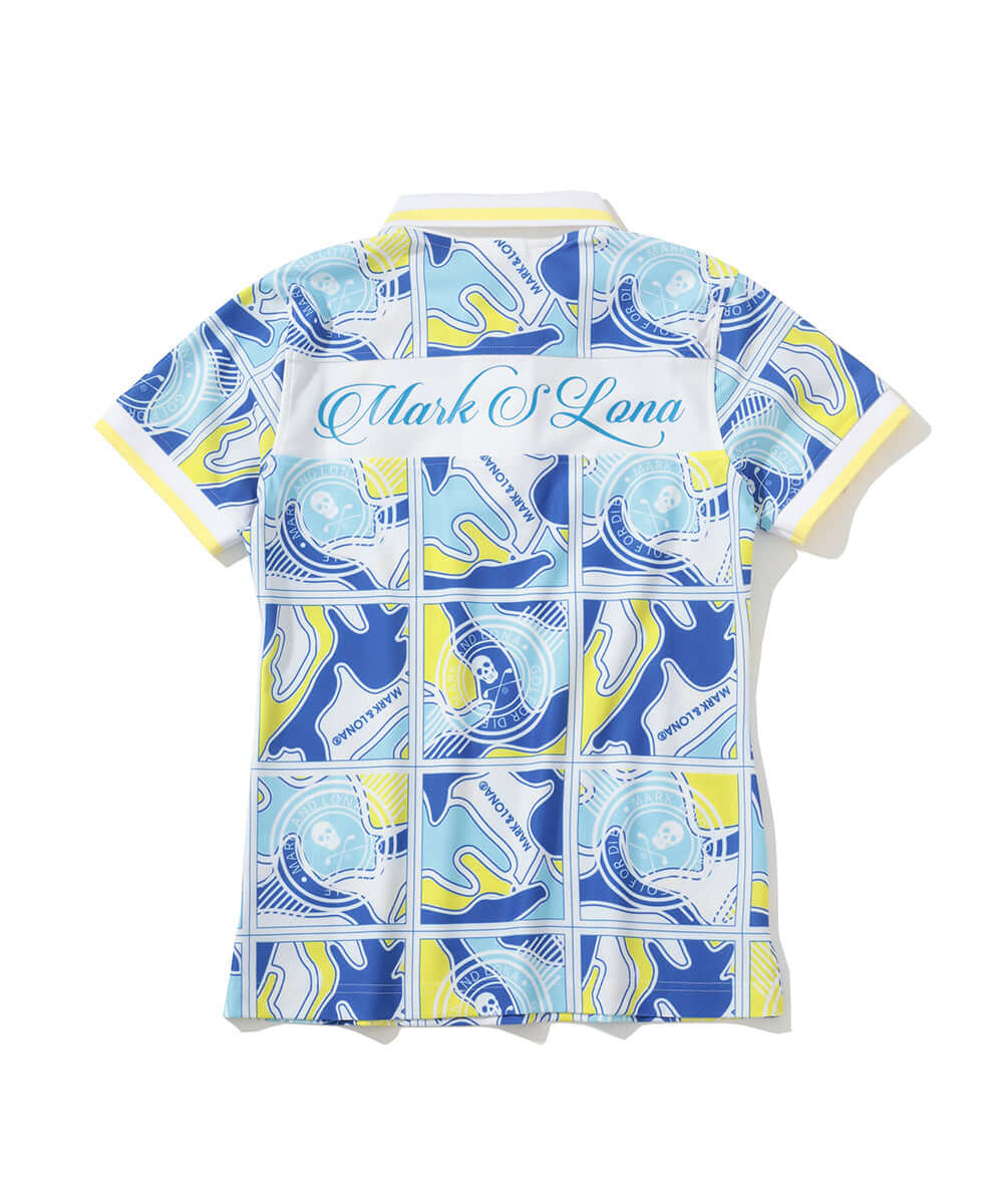 Gauge Block Pattern Polo | WOMEN