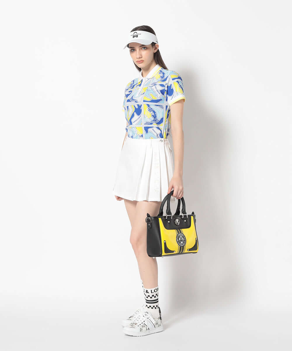 Gauge Block Pattern Polo | WOMEN