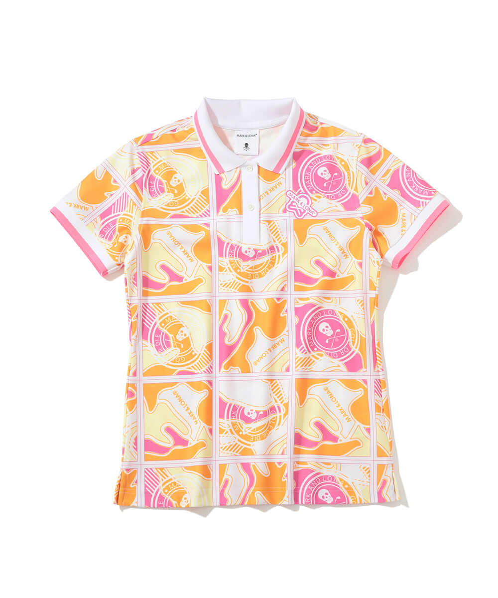 Gauge Block Pattern Polo | WOMEN
