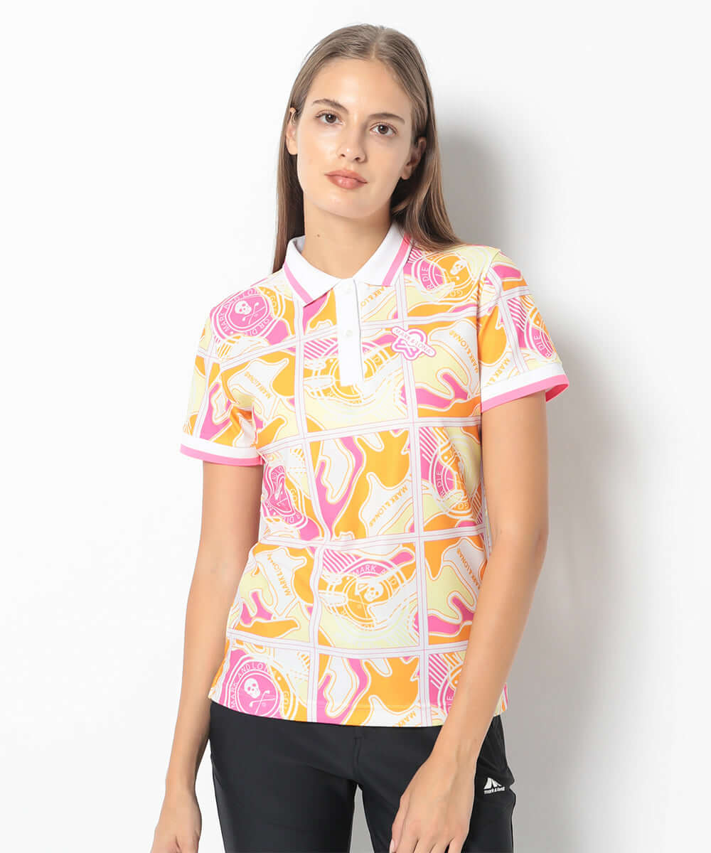 Gauge Block Pattern Polo | WOMEN