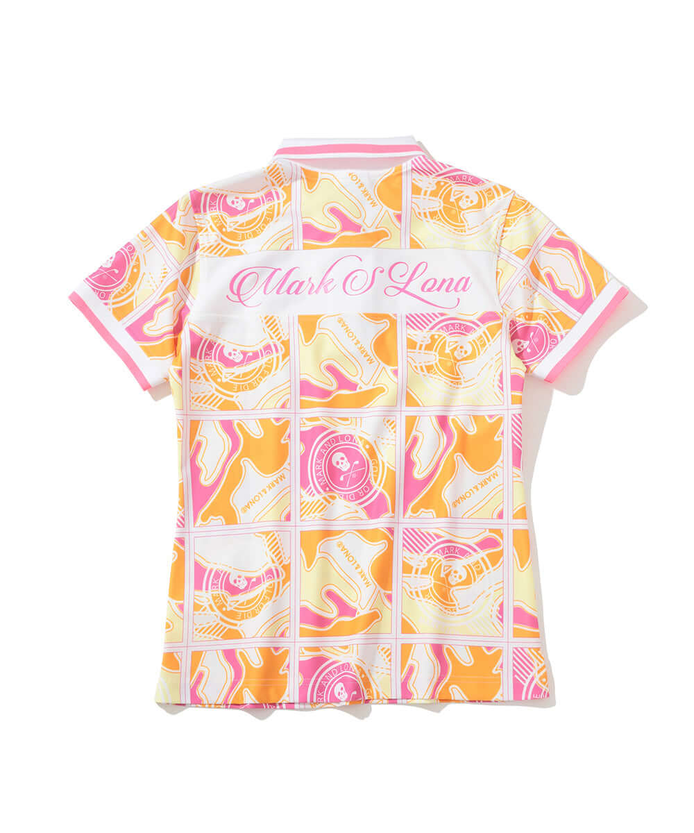 Gauge Block Pattern Polo | WOMEN