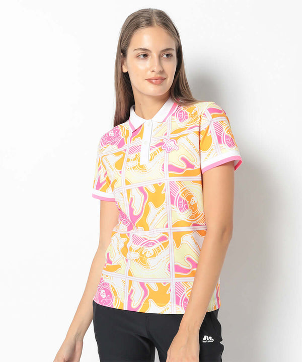 Gauge Block Pattern Polo | WOMEN