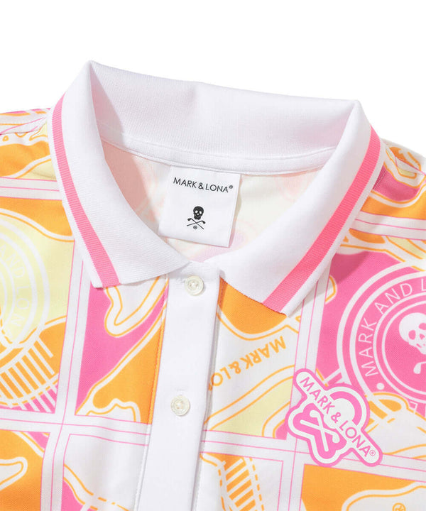 Gauge Block Pattern Polo | WOMEN