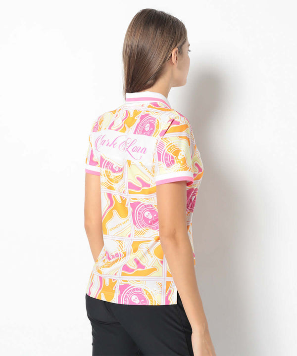 Gauge Block Pattern Polo | WOMEN