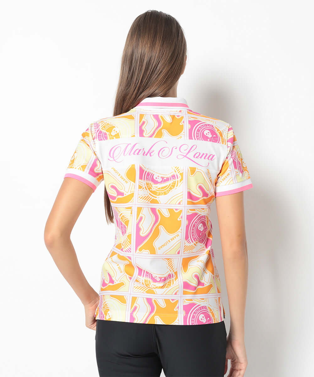 Gauge Block Pattern Polo | WOMEN