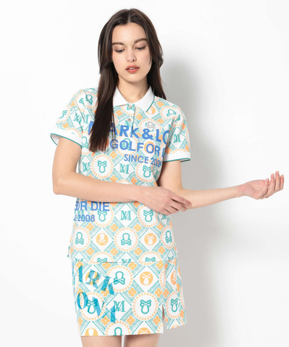 Aura Monogram Polo | WOMEN