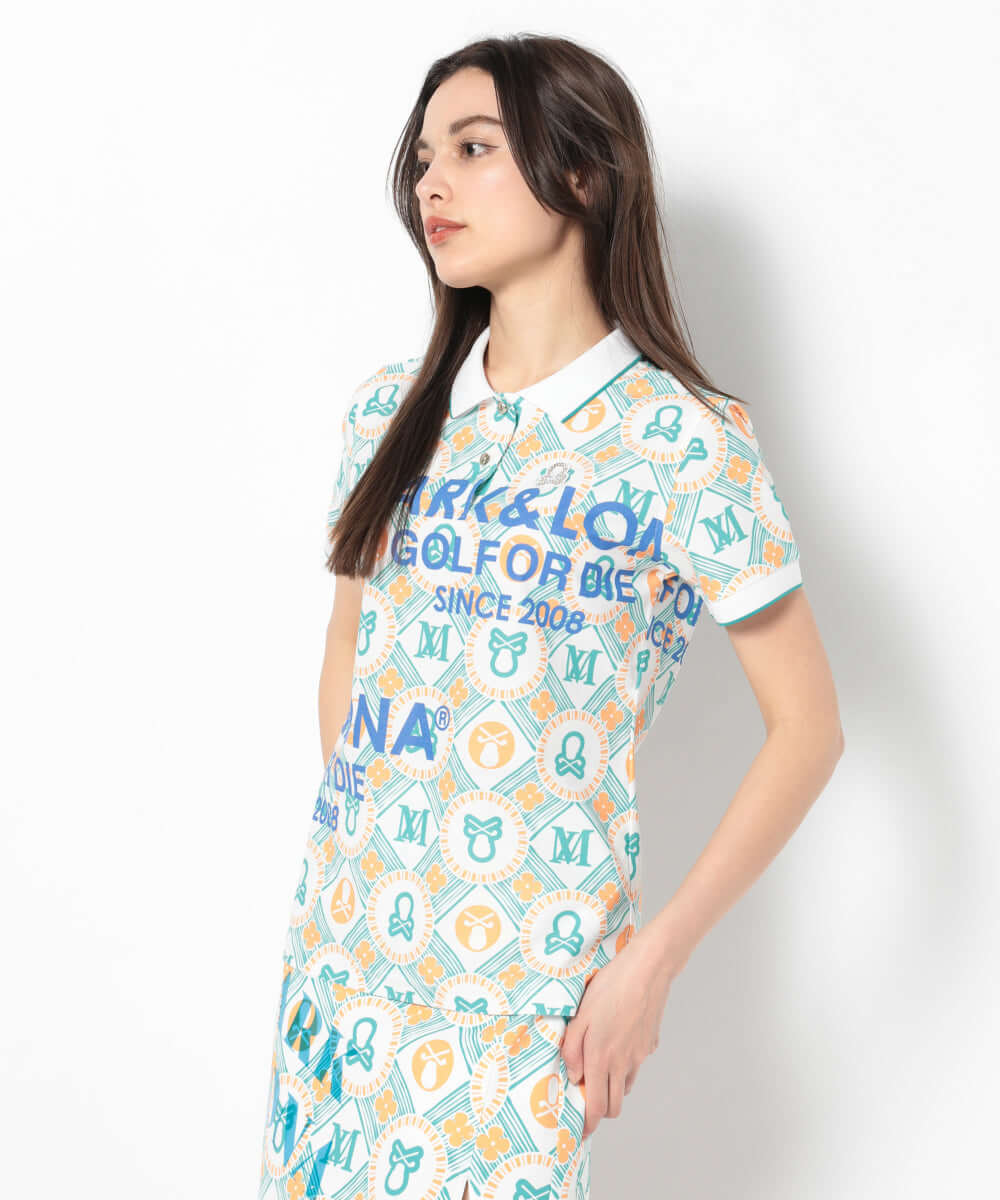 Aura Monogram Polo | WOMEN