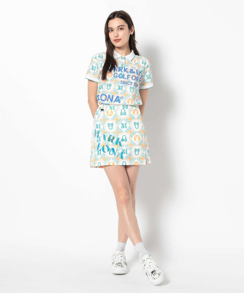 Aura Monogram Polo | WOMEN