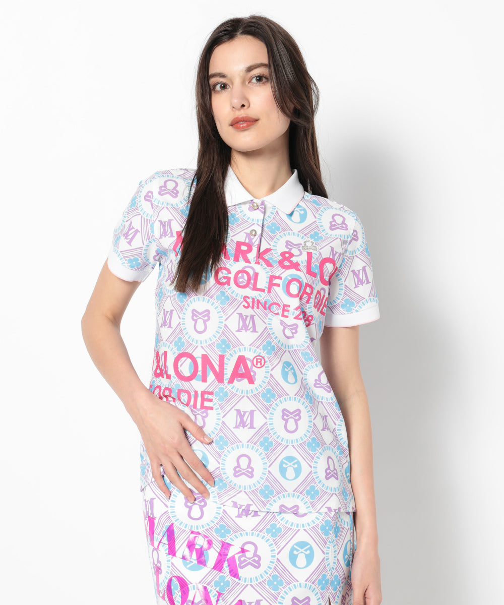Aura Monogram Polo | WOMEN