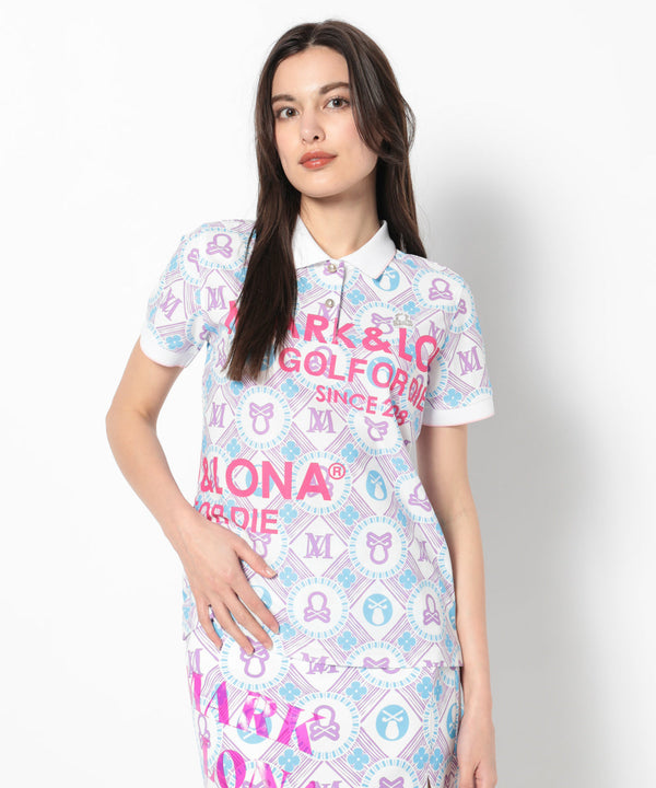 Aura Monogram Polo | WOMEN