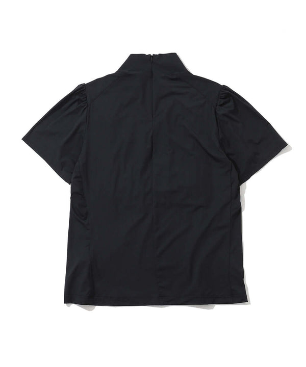 Aura Drape Mock Shirt | WOMEN