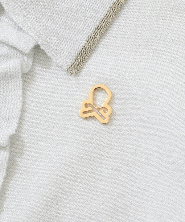 Celestial Sparkle Knit Polo | WOMEN