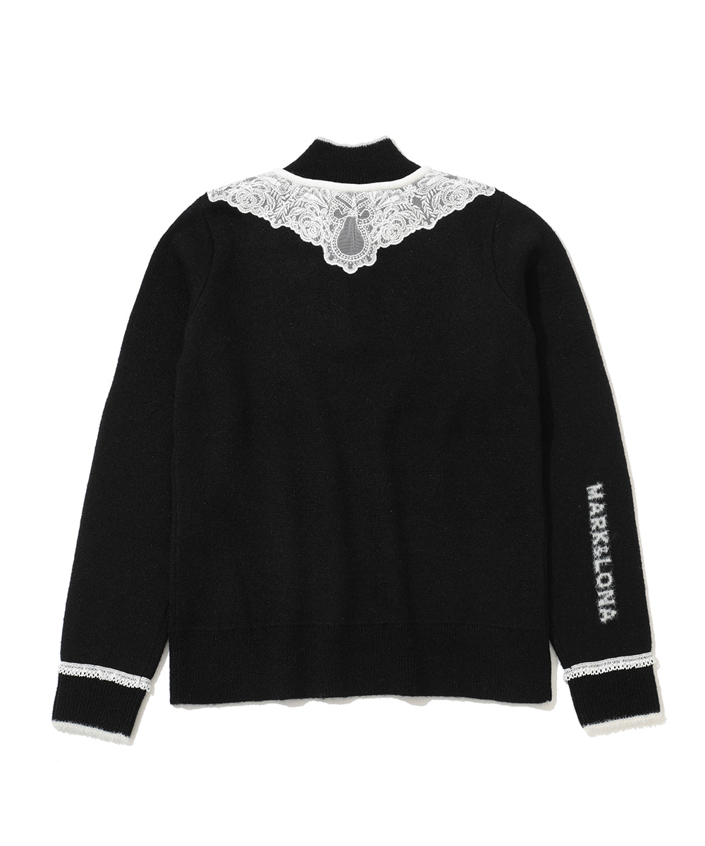 Sylph Skully Lace Mohair Knit | WOMEN