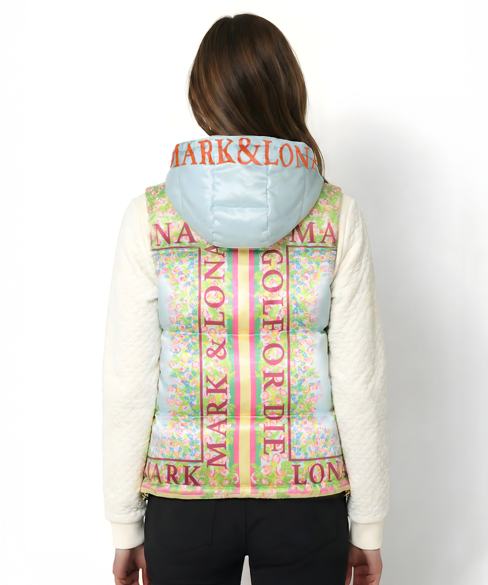 【限定店舗】Floral Mirage Reversible Down Vest | WOMEN