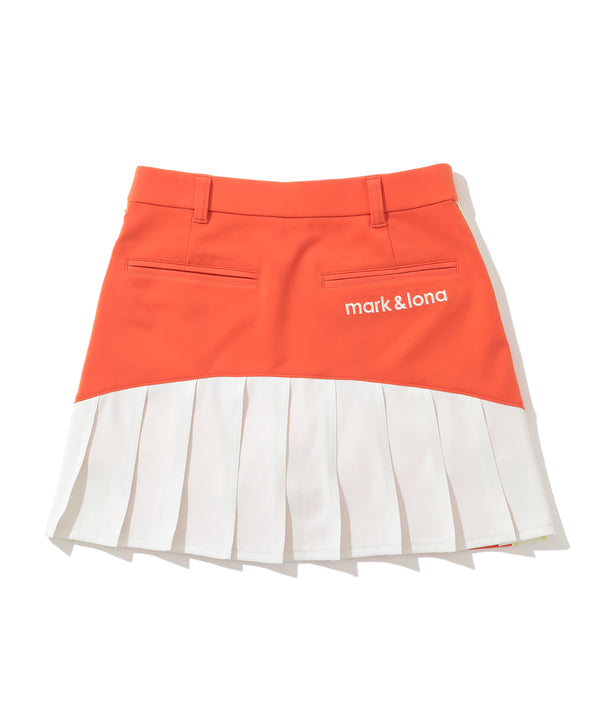 Ace Line Back Pleat Skirt | WOMEN