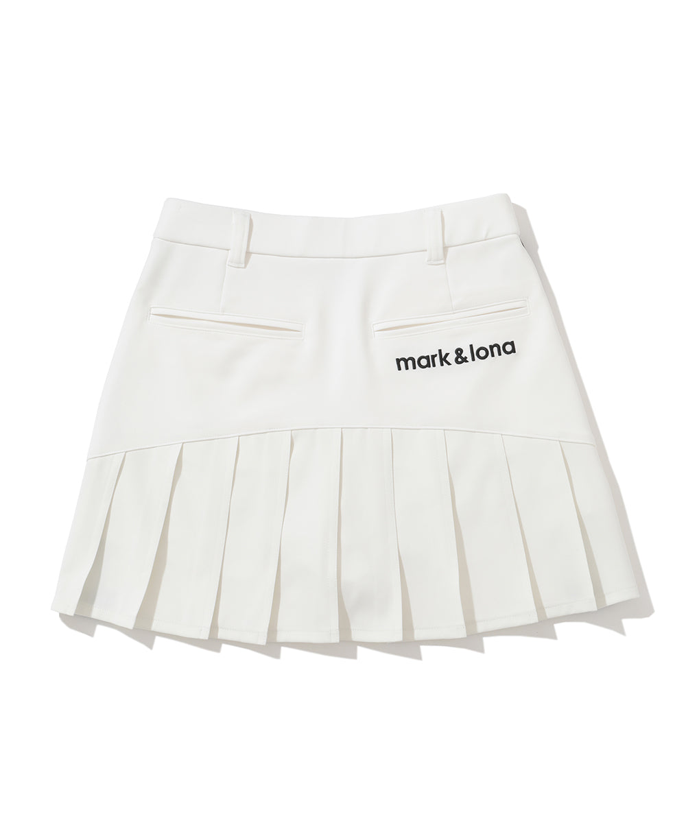 Ace Line Back Pleat Skirt | WOMEN