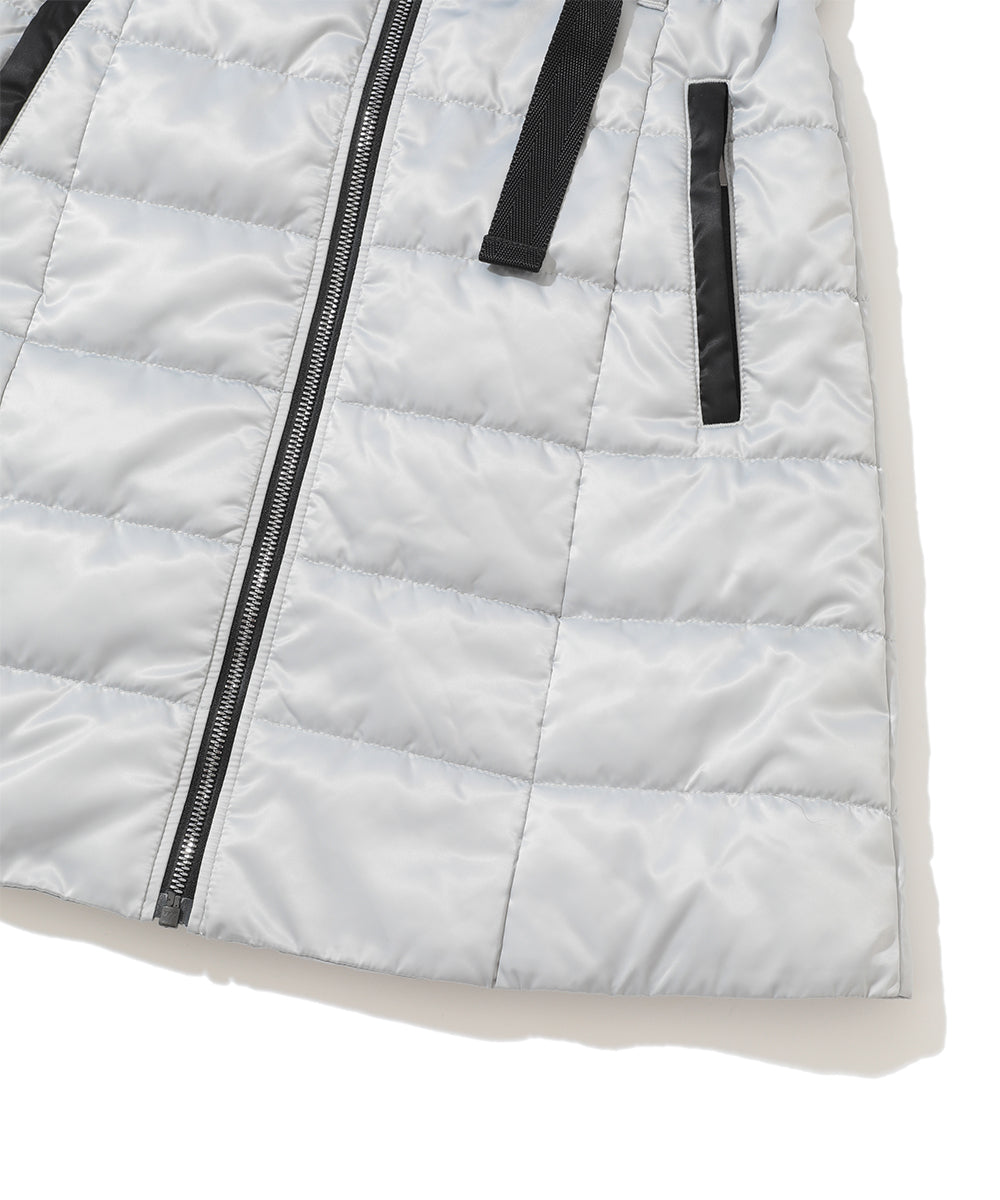 Orin Belted Down Dress | WOMEN