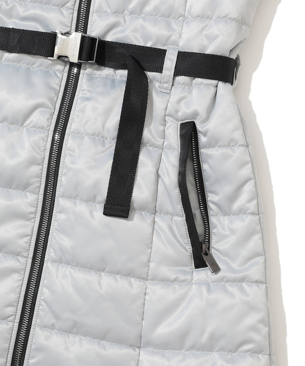 Orin Belted Down Dress | WOMEN