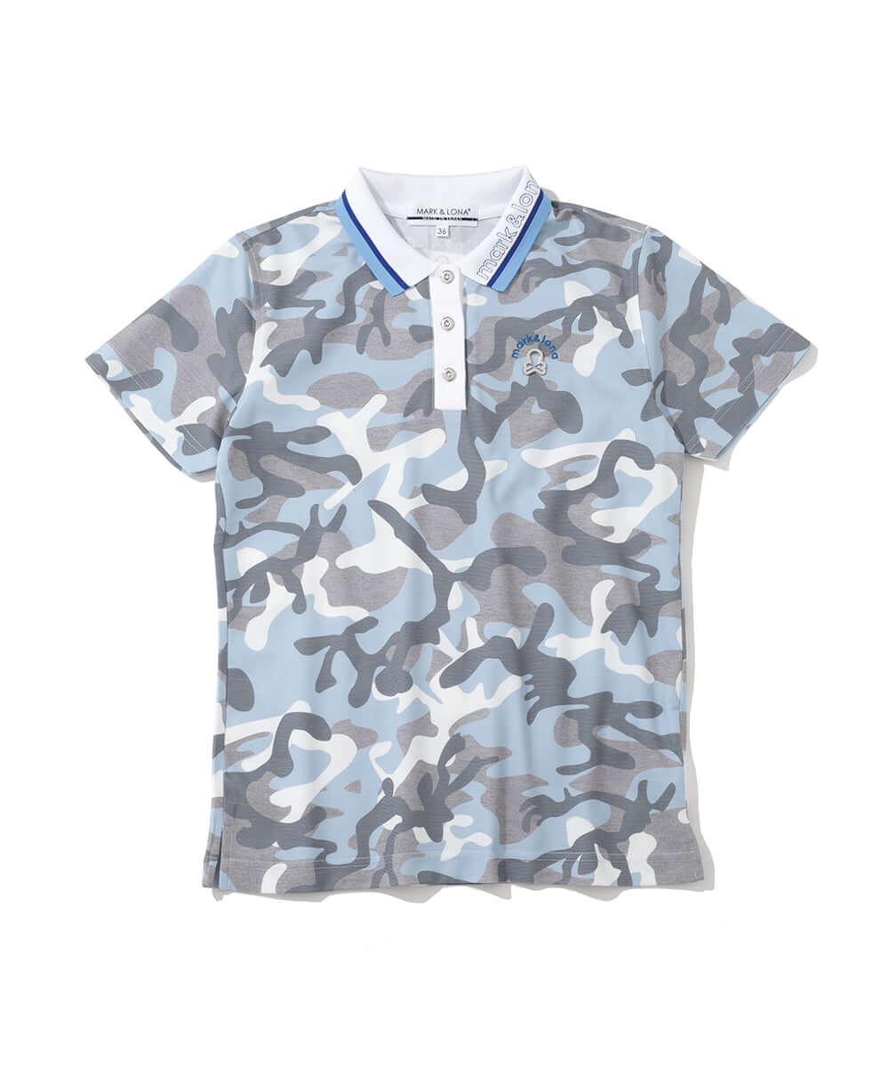 Gauge Camo Hybrid Polo | WOMEN