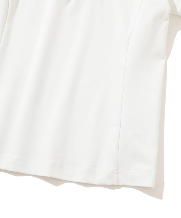 Noble Swarovski Zip Polo | WOMEN