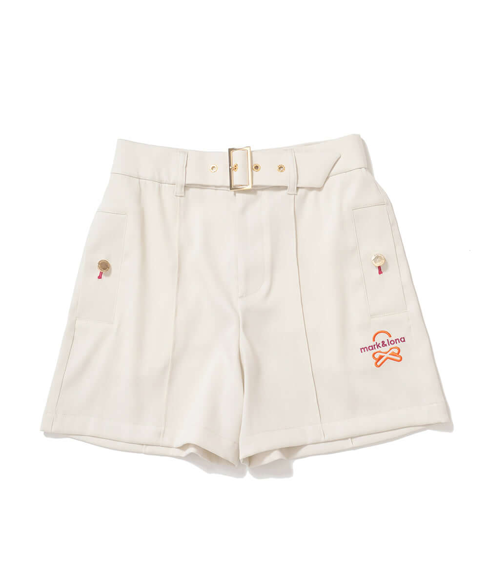 Lustra Belted Shorts | WOMEN