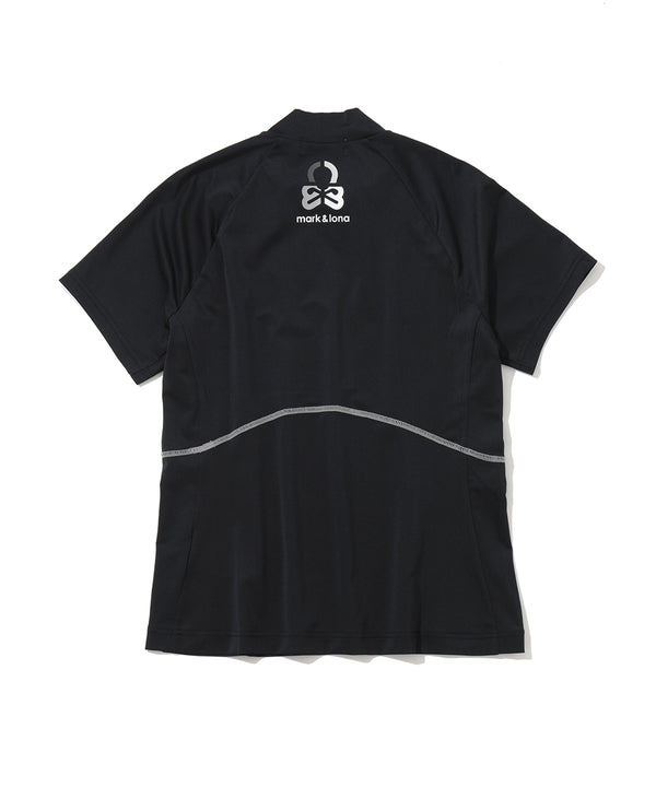 Twist Neck Mock Tee | WOMEN