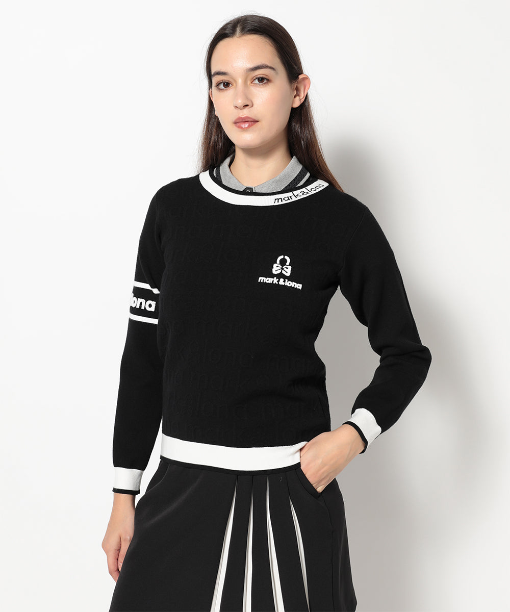 Meridian Emboss Logo Knit | WOMEN