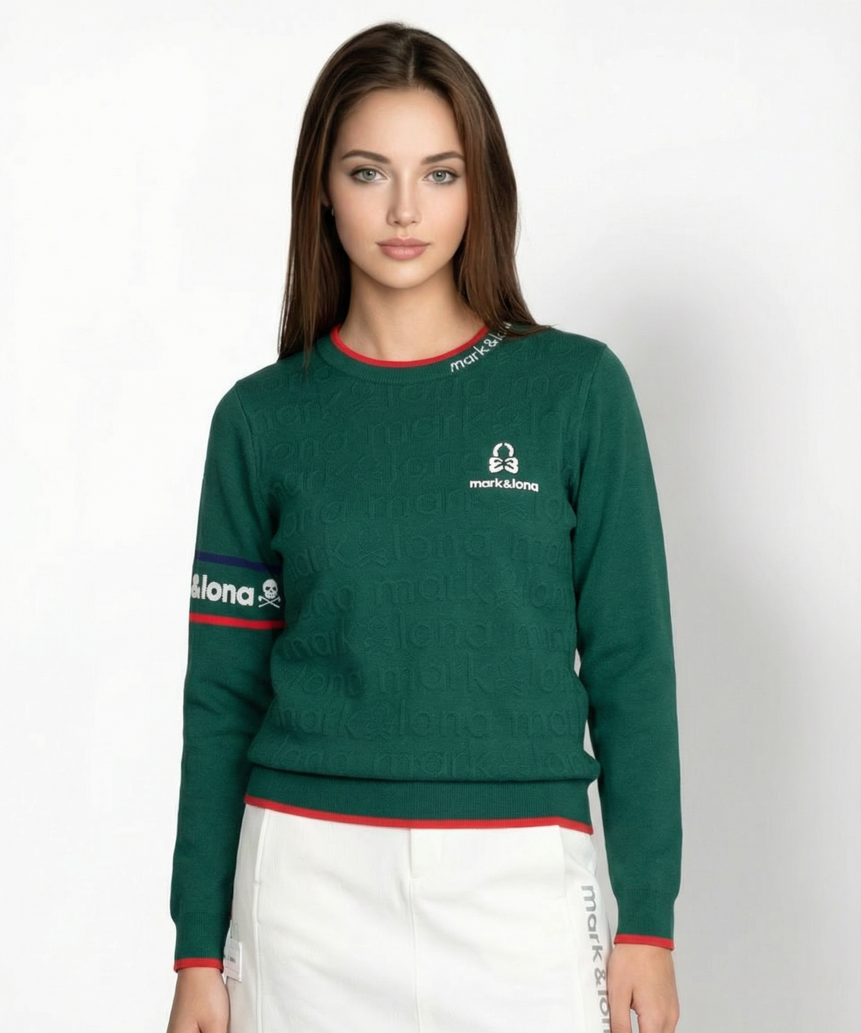 Meridian Emboss Logo Knit | WOMEN