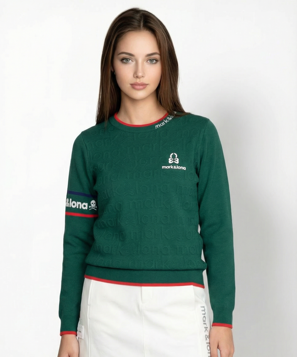 Meridian Emboss Logo Knit | WOMEN