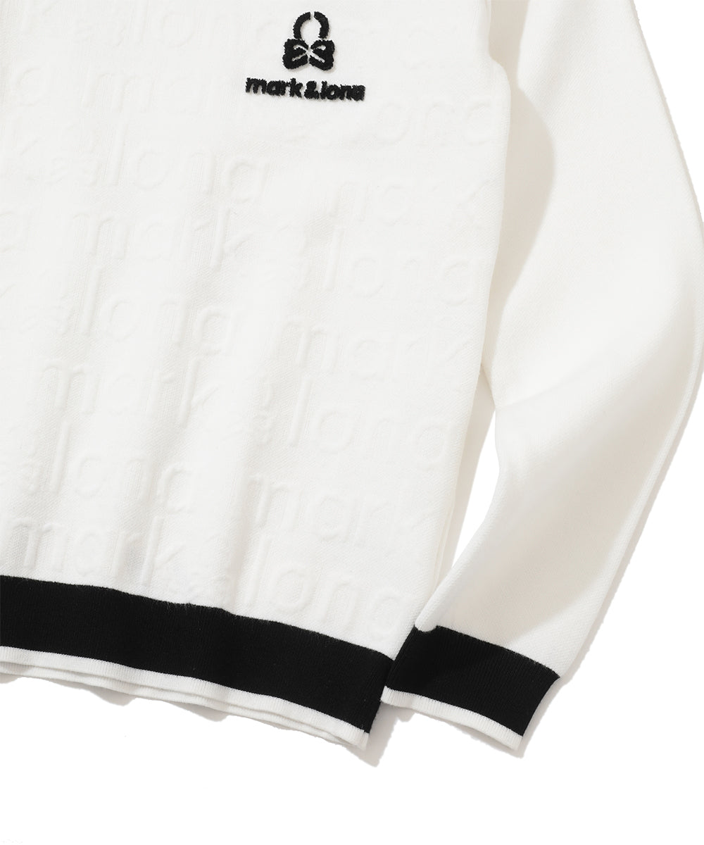 Meridian Emboss Logo Knit | WOMEN