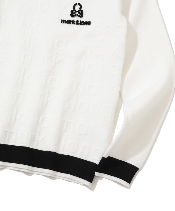 Meridian Emboss Logo Knit | WOMEN