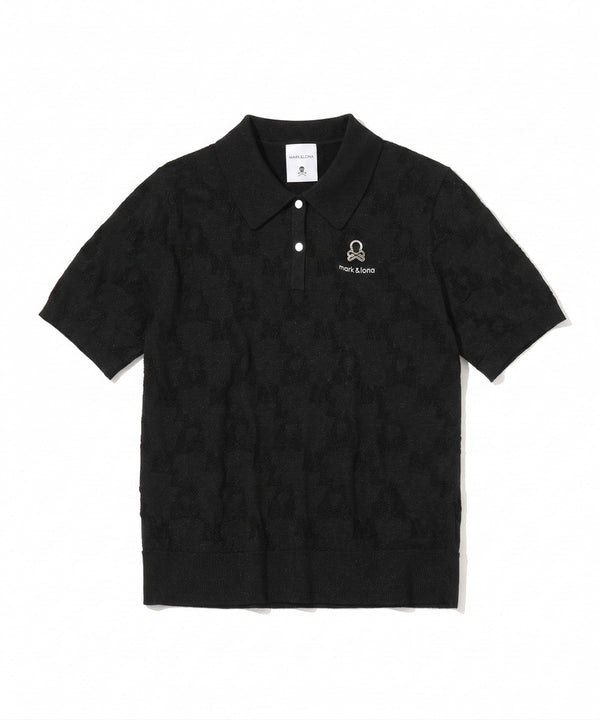 Quadro Icon 2-Way Collar Knit Polo | WOMEN