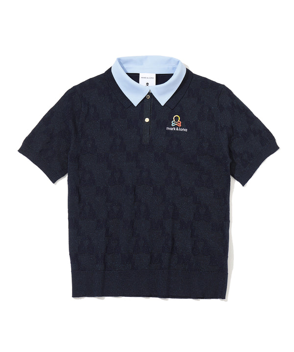 Quadro Icon 2-Way Collar Knit Polo | WOMEN