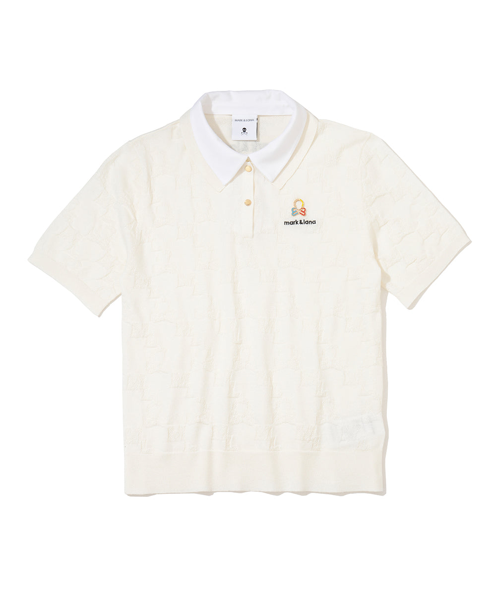 Quadro Icon 2-Way Collar Knit Polo | WOMEN