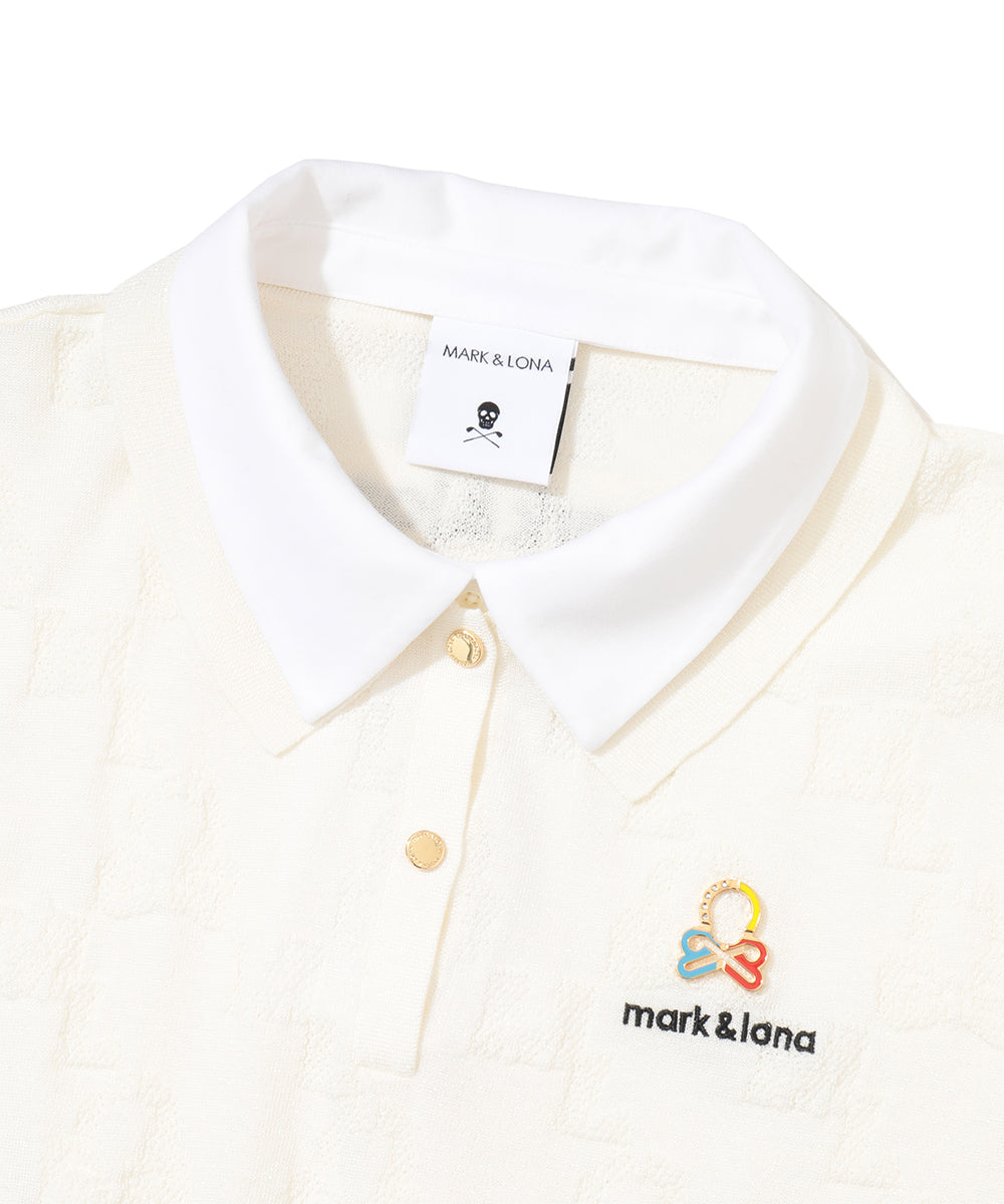 Quadro Icon 2-Way Collar Knit Polo | WOMEN