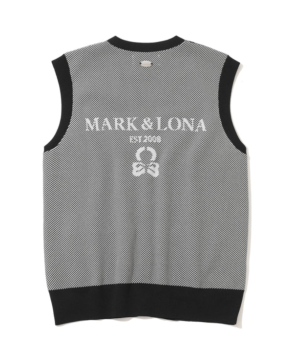 Gauge Camouflage Knit Vest | WOMEN