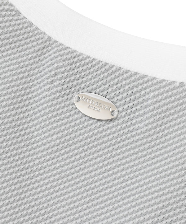 Gauge Camouflage Knit Vest | WOMEN