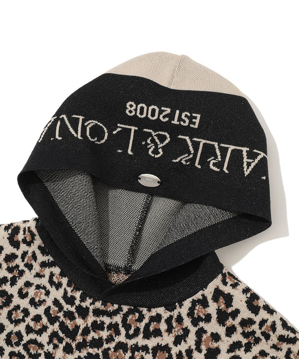 Noah Jacquard Knit Hoodie | WOMEN