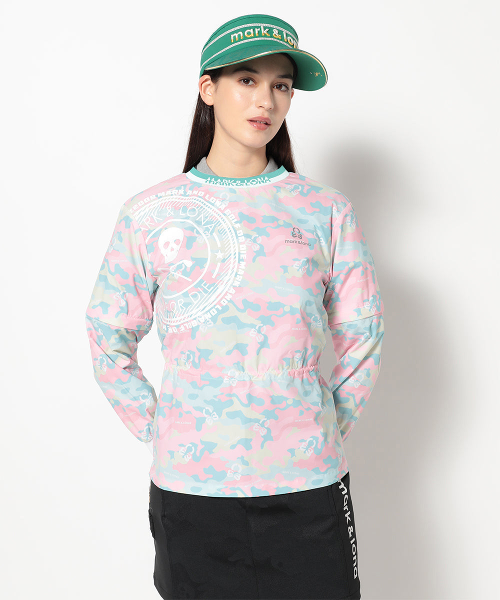 モデル:身長174cm,バスト77cm,ウエスト60cm,ヒップ88cm, 着用サイズM