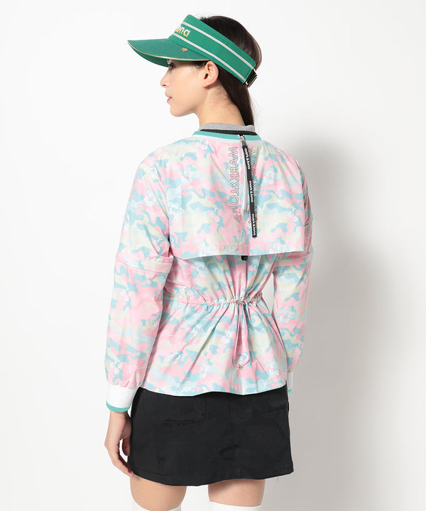 モデル:身長174cm,バスト77cm,ウエスト60cm,ヒップ88cm, 着用サイズM