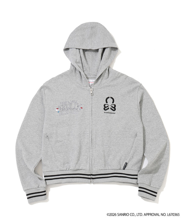 【新色追加】Hello Skully Zip Hoodie | WOMEN