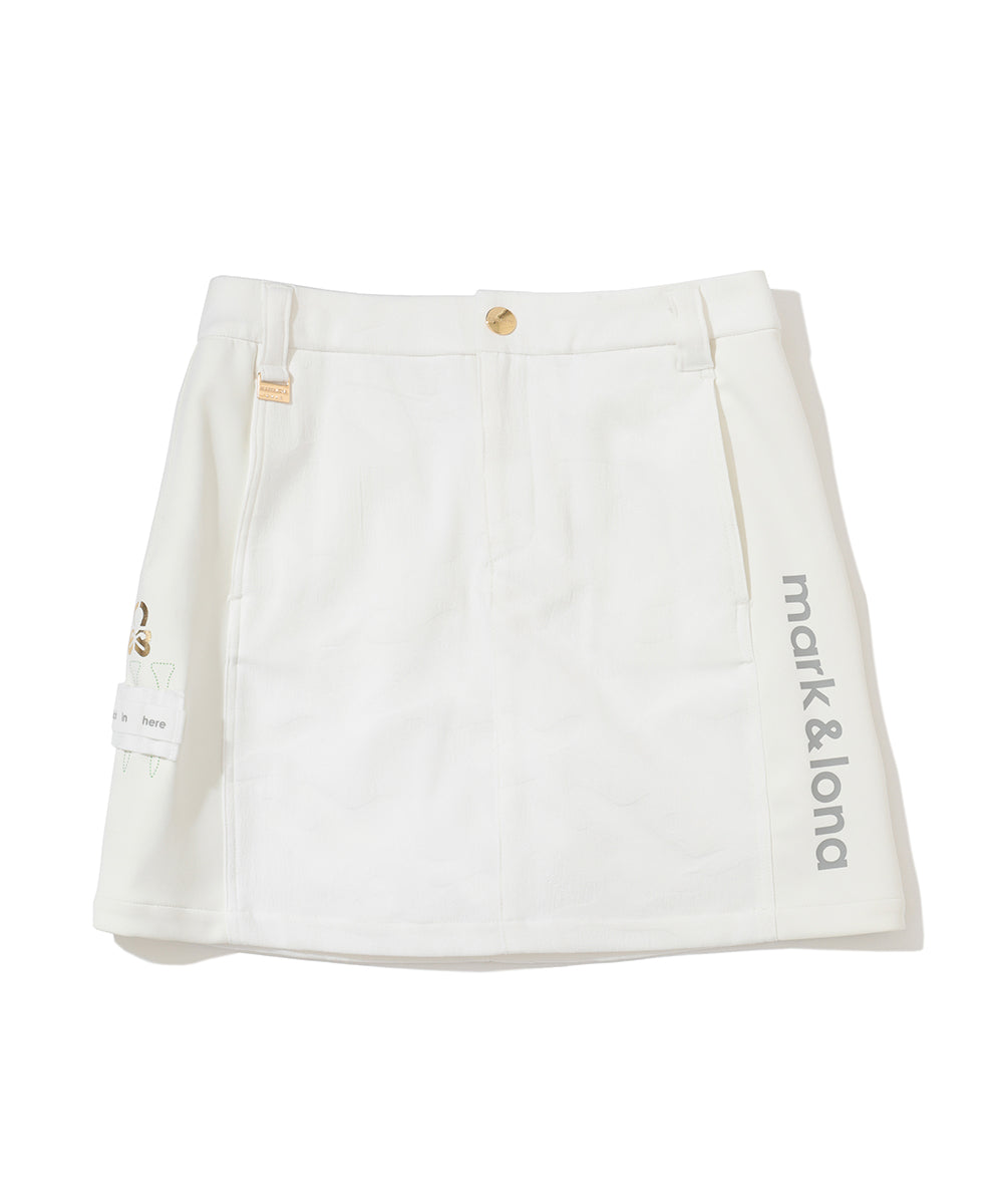 Gauge Hybrid Camo Jacquard Skirt | WOMEN