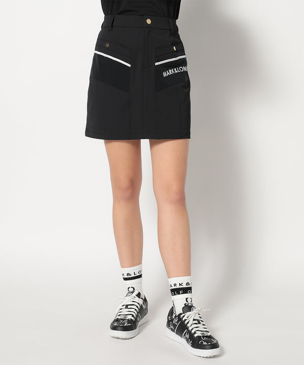 モデル:身長174cm,バスト77cm,ウエスト60cm,ヒップ88cm, 着用サイズM