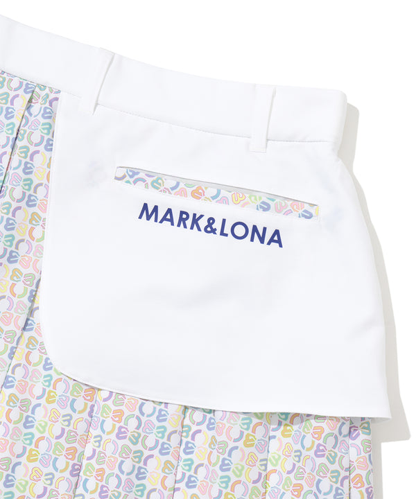 Ritmo Monogram Pleated Skirt | WOMEN