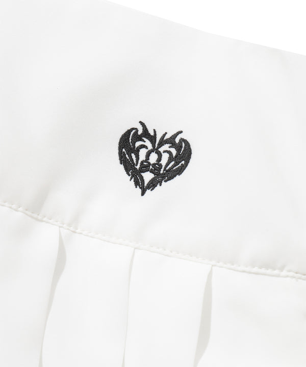 Duel Belt Pleated Skirt | WOMEN
