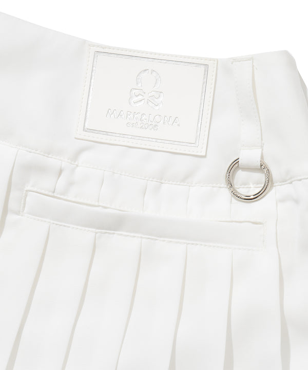 Duel Belt Pleated Skirt | WOMEN