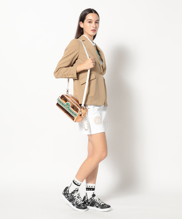 モデル:身長174cm,バスト77cm,ウエスト60cm,ヒップ88cm, 着用サイズM