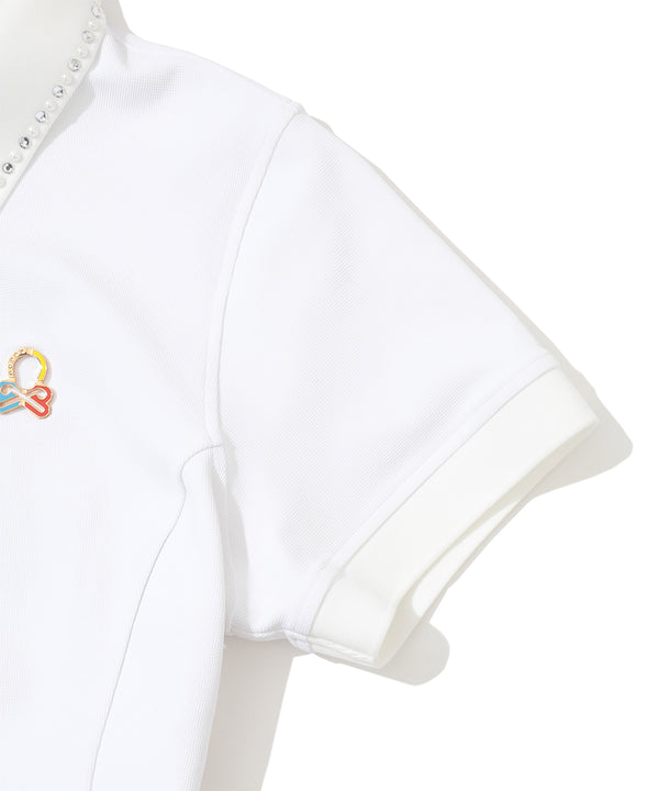 Calvi Combo Polo Dress | WOMEN
