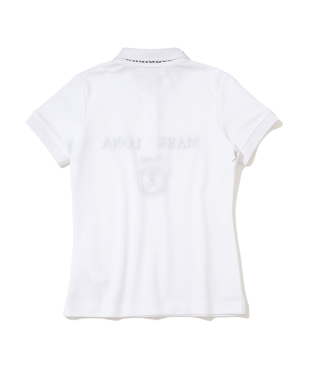 Gauge Camouflage Jacquard Polo | WOMEN